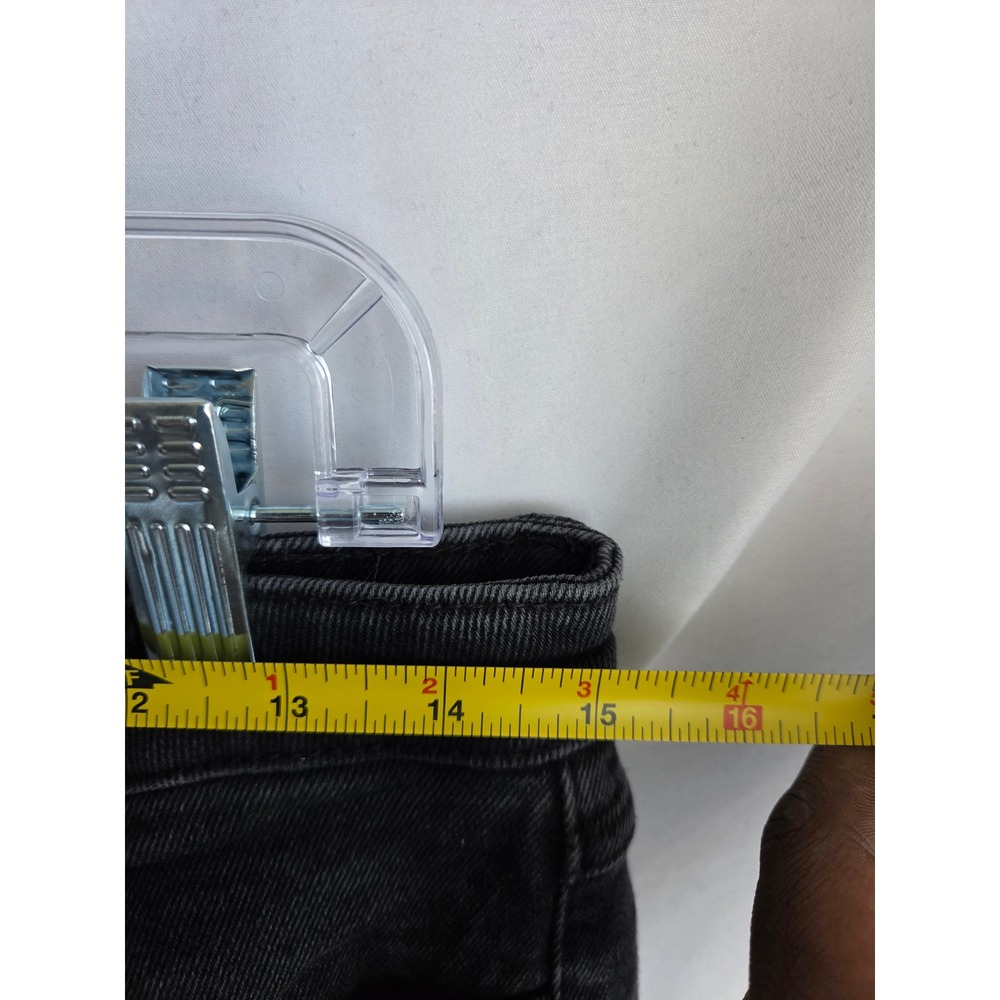 Zara Mens Skinny Fit Jeans Faded Black Denim - Picture 4 of 7